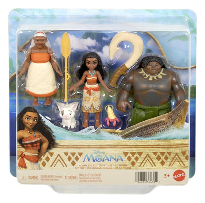 Vaiana actiefiguur 3-pack karakterset 9 cm