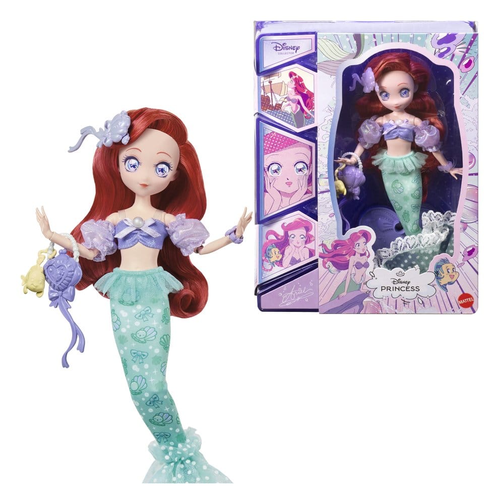 Disney Prinsessenpop Manga Ariël 22 cm