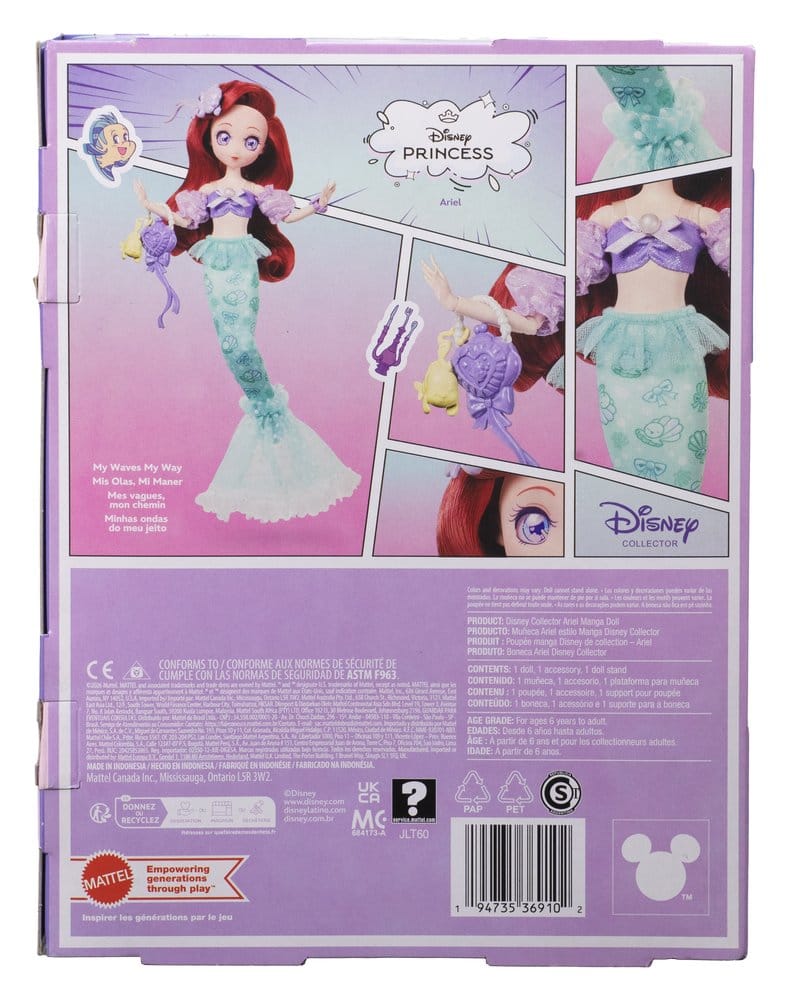 Disney Prinsessenpop Manga Ariël 22 cm