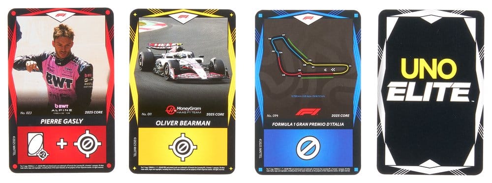 Formule 1 UNO Kaartspel Elite F1 Starterset