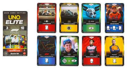 Formule 1 UNO-kaartspel Elite F1 boosterset