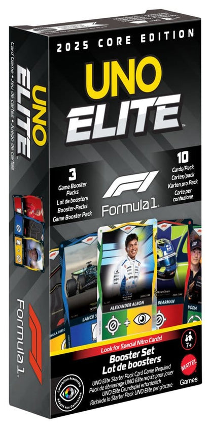 Formule 1 UNO-kaartspel Elite F1 boosterset