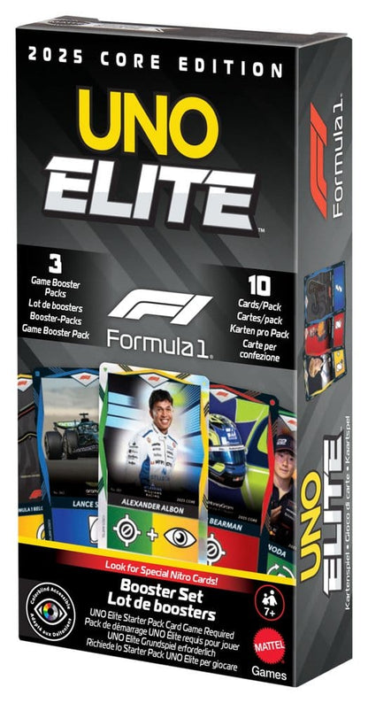 Formule 1 UNO-kaartspel Elite F1 boosterset