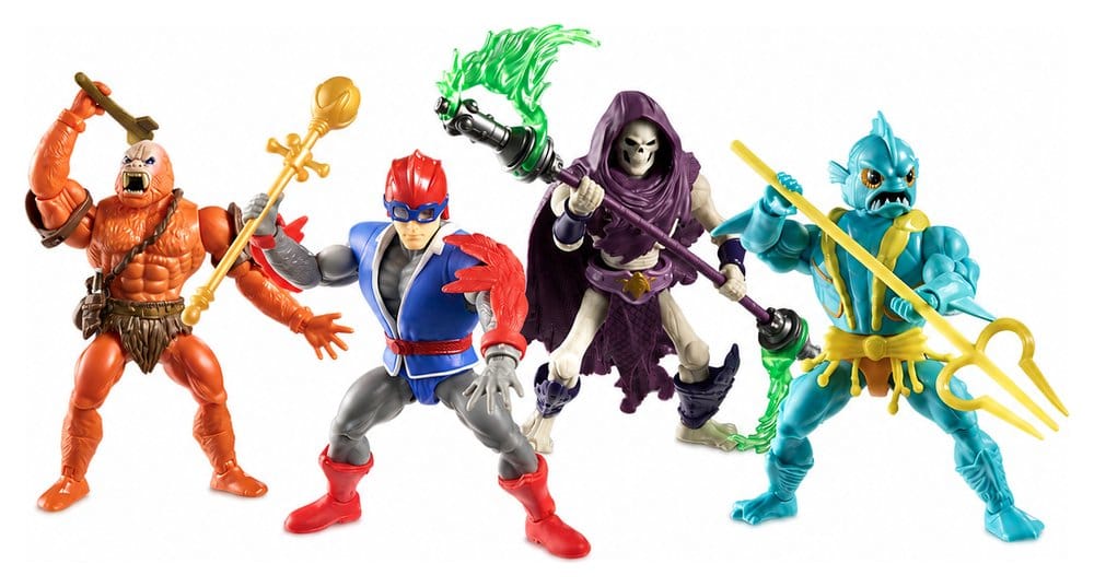 Masters of the Universe Origins-actiefiguren, 4-pack Strijd om Subternia, 14 cm