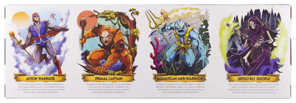 Masters of the Universe Origins-actiefiguren, 4-pack Strijd om Subternia, 14 cm