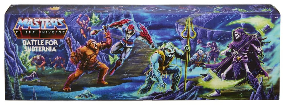 Masters of the Universe Origins-actiefiguren, 4-pack Strijd om Subternia, 14 cm