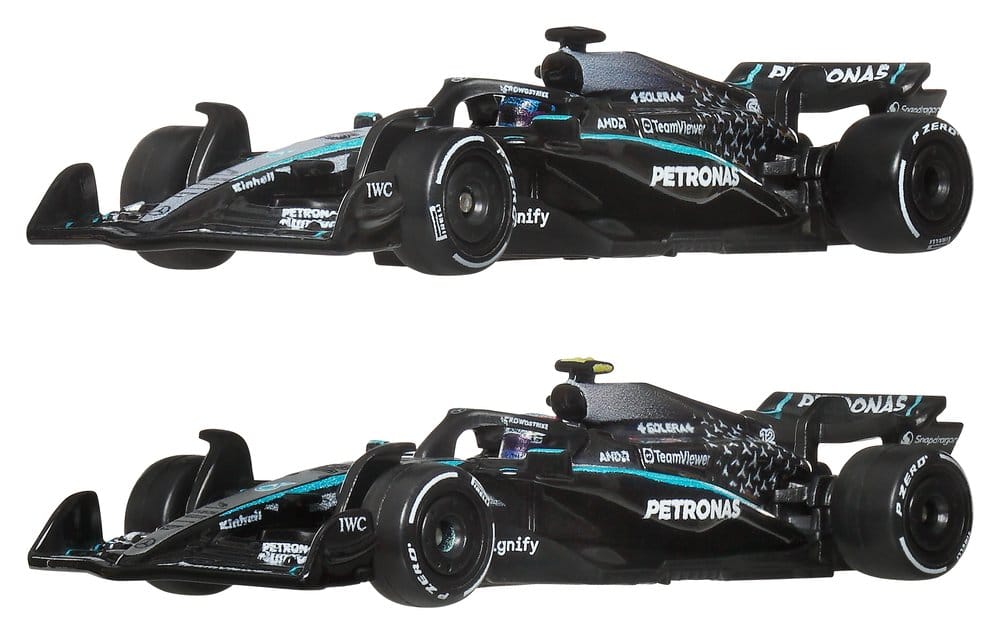 Formule 1 Hot Wheels Premium gegoten voertuig 2-pack 1:64 Team Mercedes-AMG PETRONAS