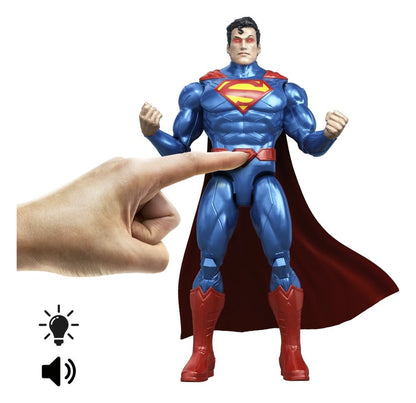 DC Premier actiefiguur met geluid en licht Heat Vision Superman 16 cm