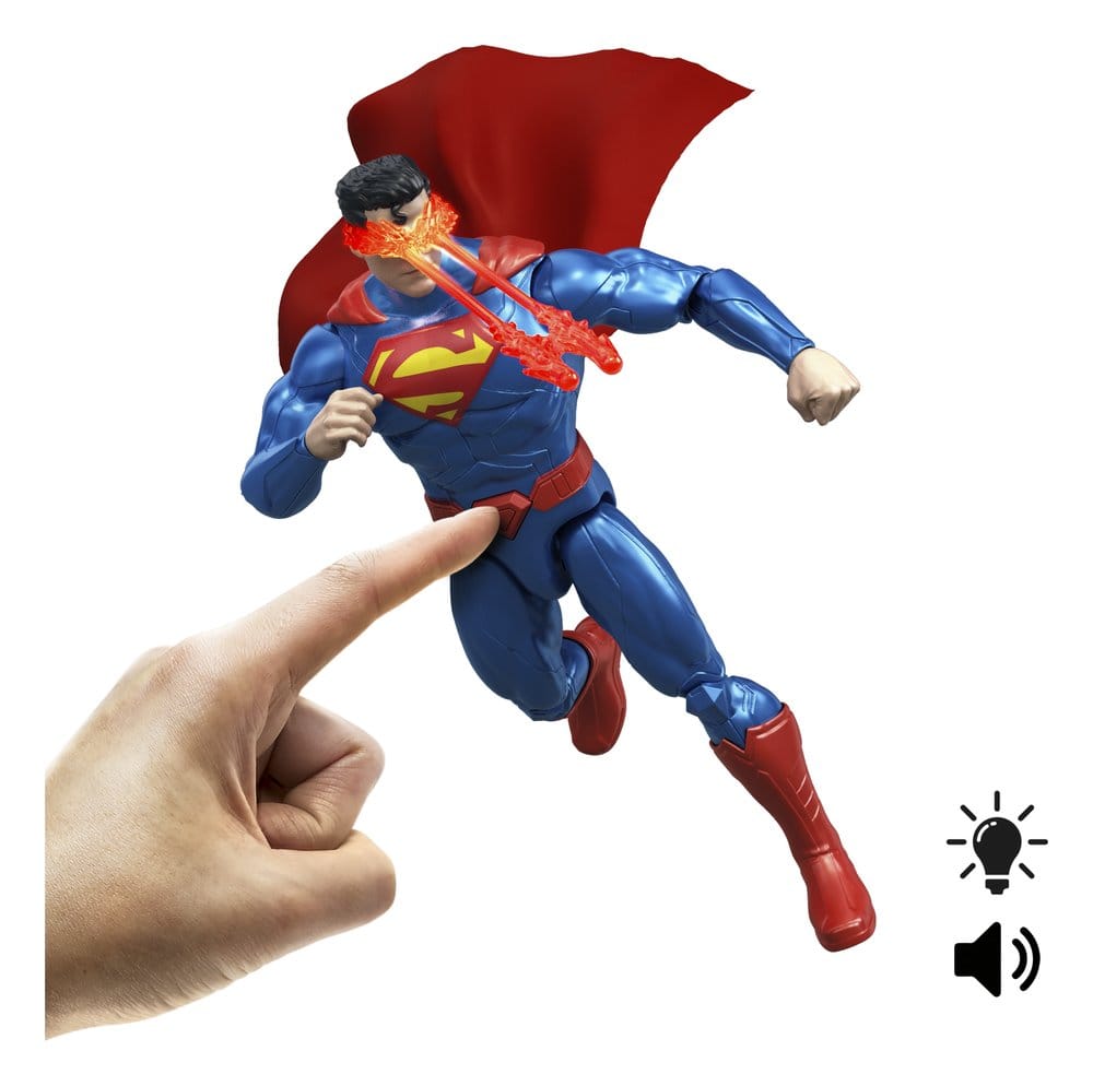 DC Premier actiefiguur met geluid en licht Heat Vision Superman 16 cm