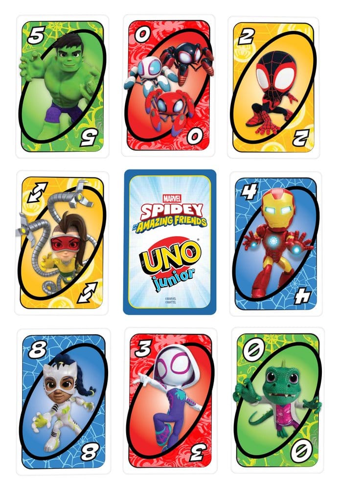 Spidey en zijn geweldige vrienden UNO Junior-kaartspel
