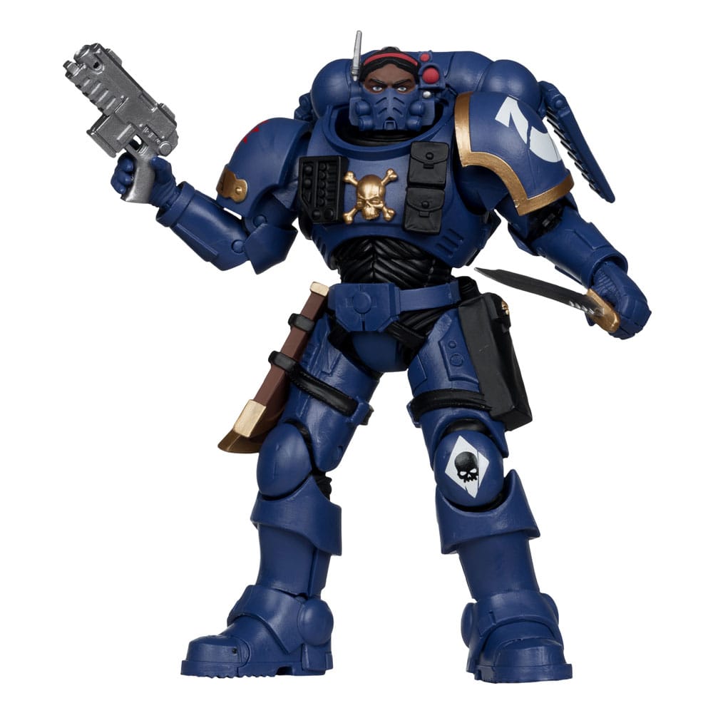 Warhammer 40.000 actiefiguur luitenant in Phobos Armour (Ultramarines) 18 cm