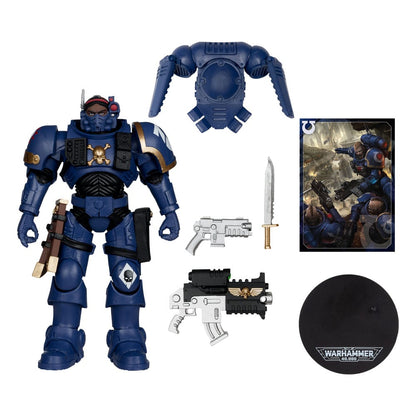 Warhammer 40.000 actiefiguur luitenant in Phobos Armour (Ultramarines) 18 cm