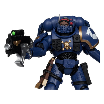 Warhammer 40.000 actiefiguur luitenant in Phobos Armour (Ultramarines) 18 cm