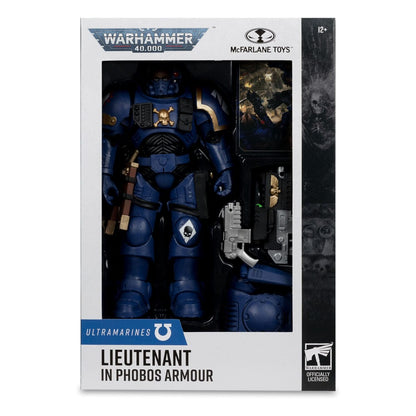 Warhammer 40.000 actiefiguur luitenant in Phobos Armour (Ultramarines) 18 cm