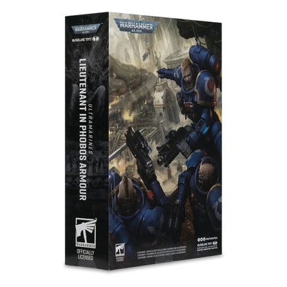 Warhammer 40.000 actiefiguur luitenant in Phobos Armour (Ultramarines) 18 cm