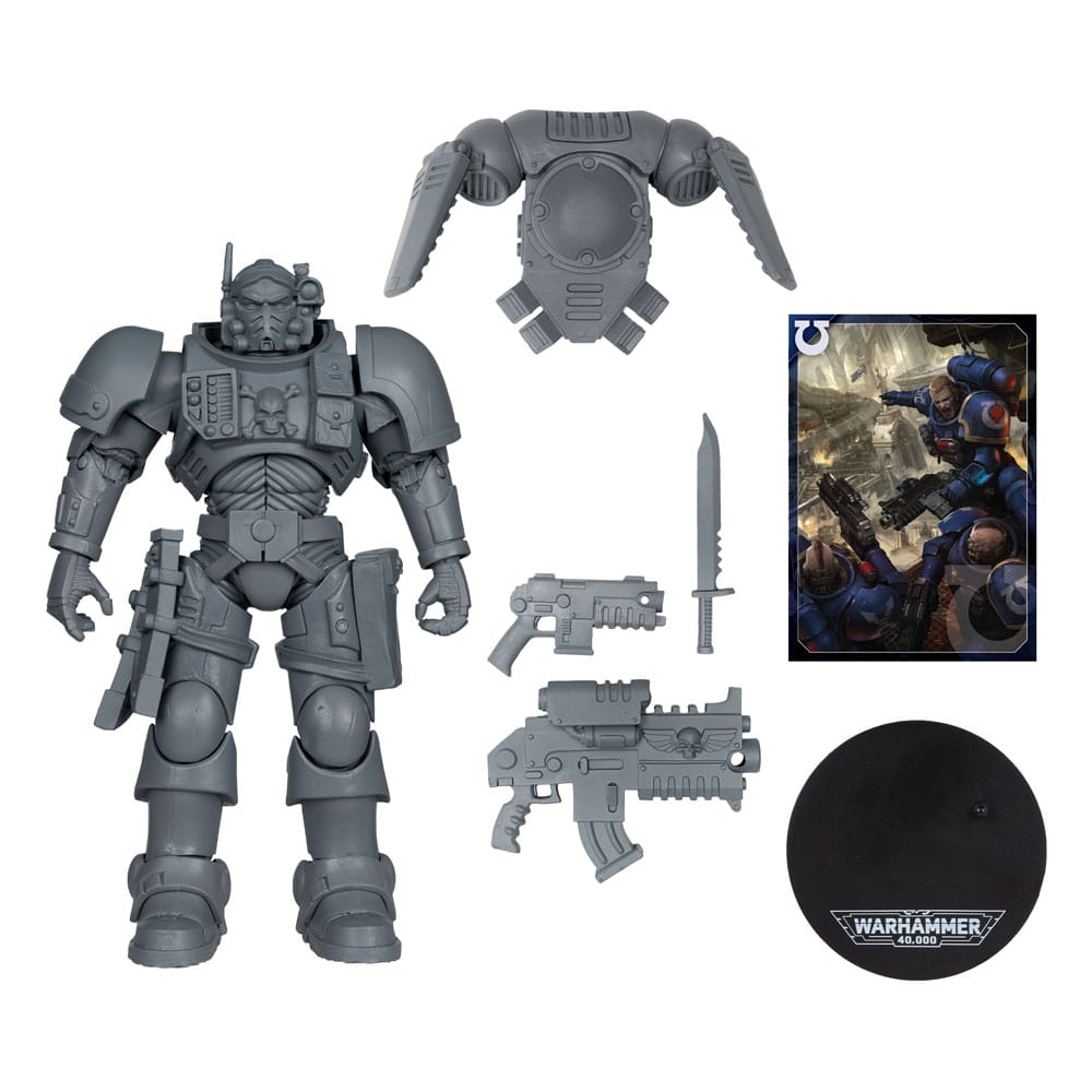 Warhammer 40.000 Actiefiguur Luitenant in Phobos Armor (Ultramarines) (kunstenaarbestendig) 18 cm