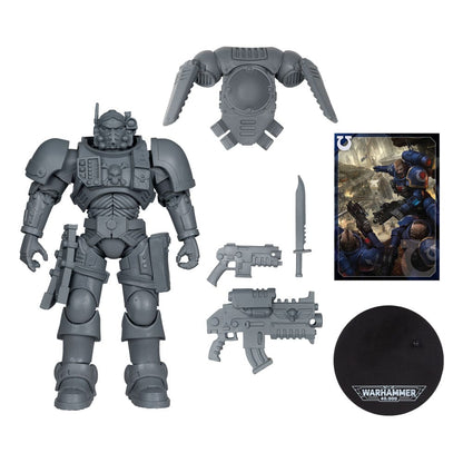 Warhammer 40.000 Actiefiguur Luitenant in Phobos Armor (Ultramarines) (kunstenaarbestendig) 18 cm
