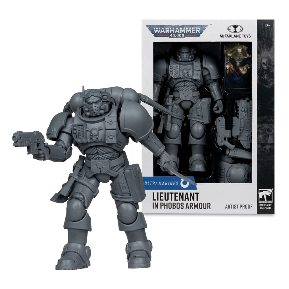 Warhammer 40.000 Actiefiguur Luitenant in Phobos Armor (Ultramarines) (kunstenaarbestendig) 18 cm