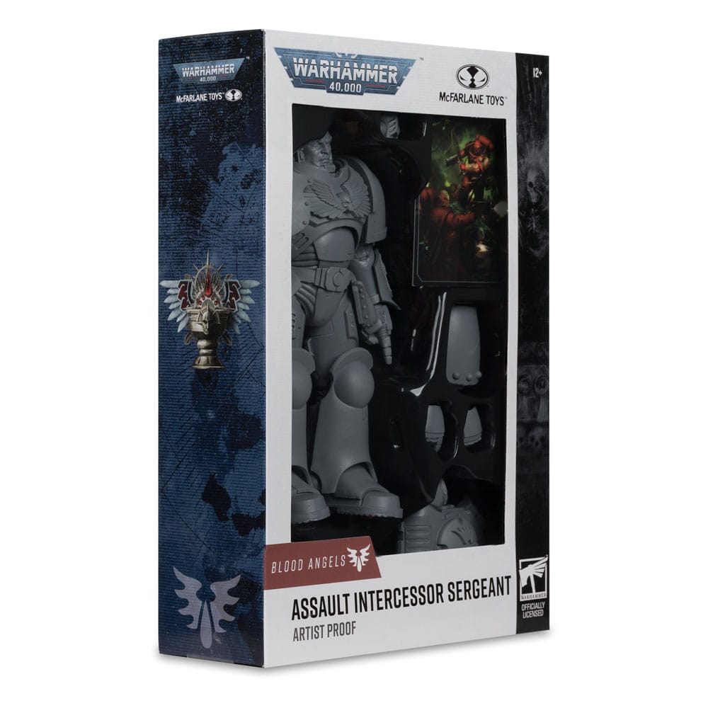 WARHAMMER 40.000 Actiefiguur Assault intercessor Sergeant (Blood Angel) (kunstenaarbestendig) 18 cm