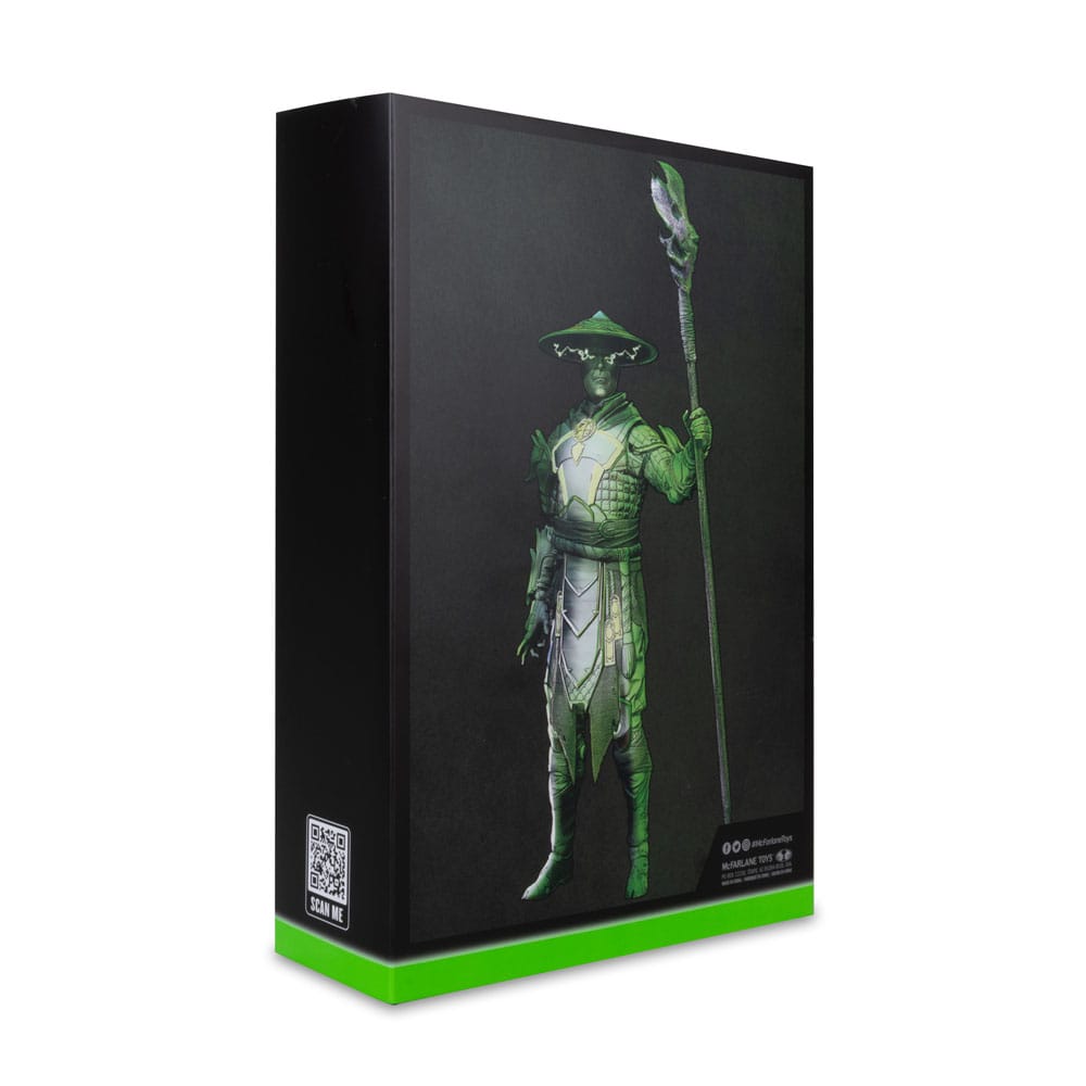 Mortal Kombat -actie Figuur Glow in the Dark Edition Raiden (Gold Label) 18 cm