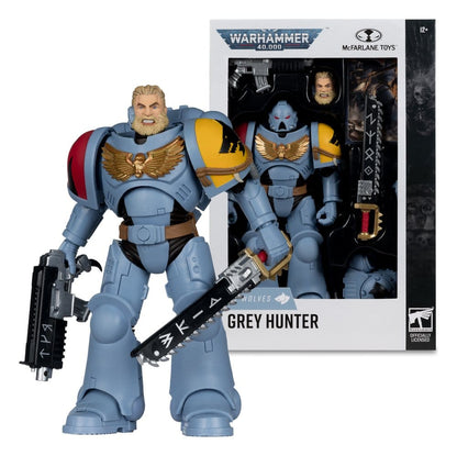 Warhammer 40.000 Actiefiguur Grijze Jager (Space Wolves) 18 cm