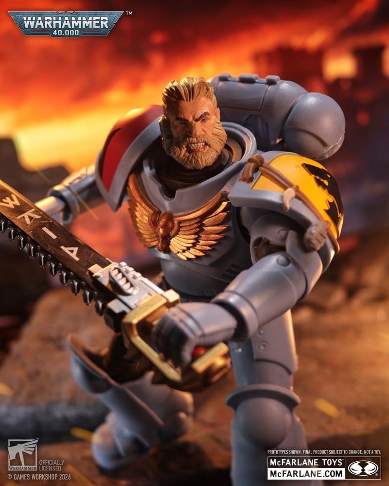 Warhammer 40.000 Actiefiguur Grijze Jager (Space Wolves) 18 cm