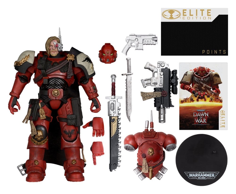 Warhammer 40.000 Dawn of War McFarlane Elite Edition actiefiguur Kapitein Cyrus (Dawn of War 4) 20 cm