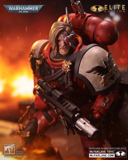Warhammer 40.000 Dawn of War McFarlane Elite Edition actiefiguur Kapitein Cyrus (Dawn of War 4) 20 cm
