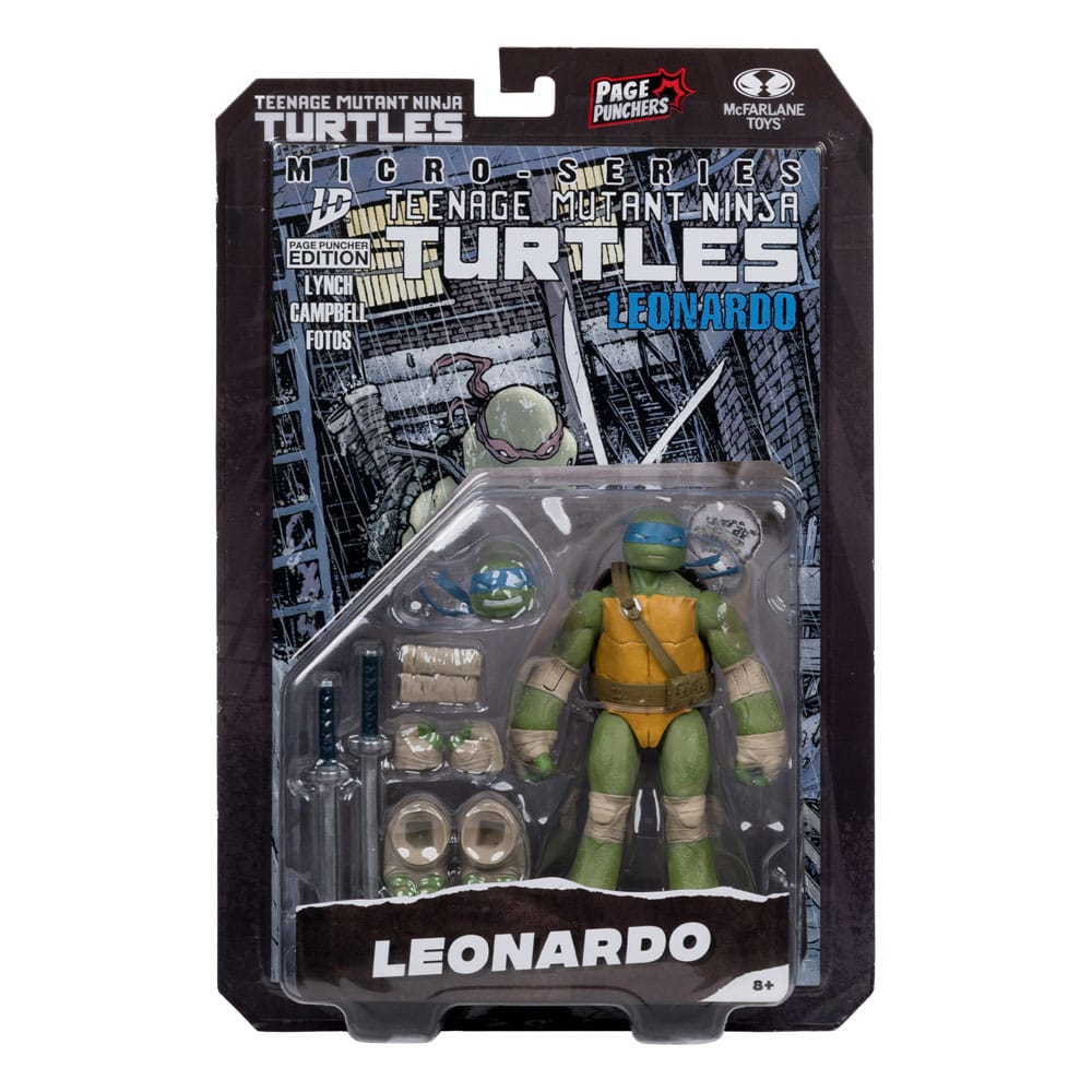 Teenage Mutant Ninja Turtles Page Punchers actiefiguur Leonardo 13 cm