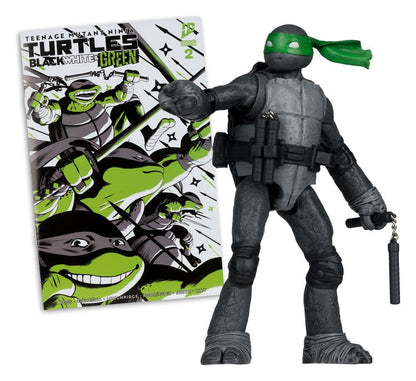 Teenage Mutant Ninja Turtles Page Punchers actiefiguur Michelangelo (zwart wit en groen) (rood platina editie) 13 cm