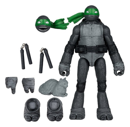 Teenage Mutant Ninja Turtles Page Punchers actiefiguur Michelangelo (zwart wit en groen) (rood platina editie) 13 cm