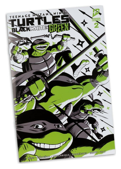 Teenage Mutant Ninja Turtles Page Punchers actiefiguur Michelangelo (zwart wit en groen) (rood platina editie) 13 cm