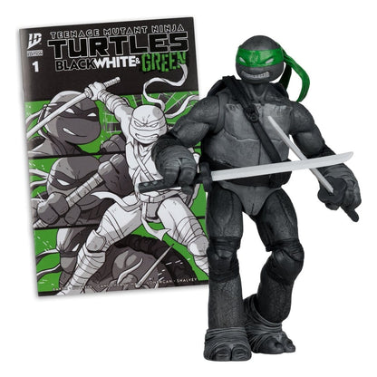 Teenage Mutant Ninja Turtles Page Punchers actiefiguur Leonardo (zwart wit en groen) (rood platina editie) 13 cm