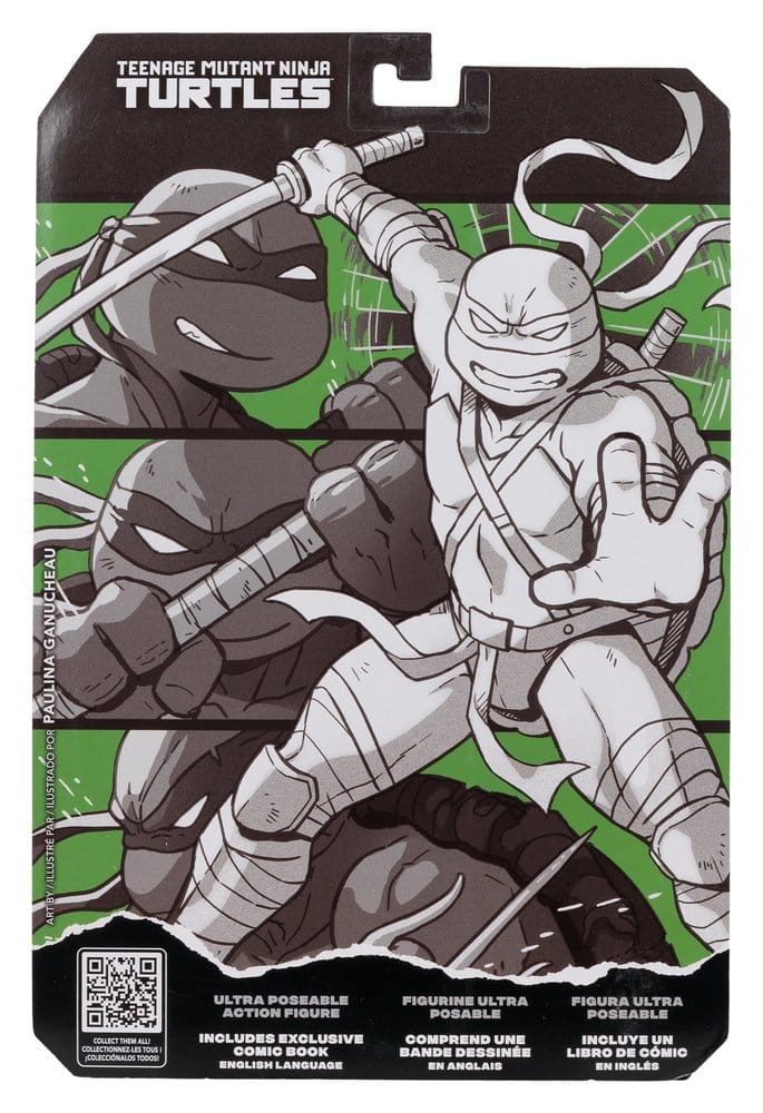 Teenage Mutant Ninja Turtles Page Punchers actiefiguur Leonardo (zwart wit en groen) (rood platina editie) 13 cm