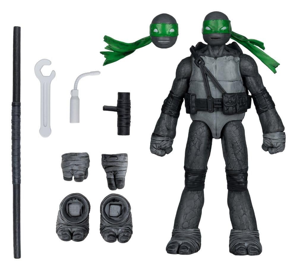 Teenage Mutant Ninja Turtles Page Punchers actiefiguur Donatello (zwart wit en groen) (rood platina editie) 13 cm