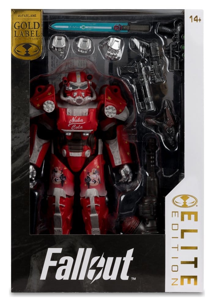 Fallout McFarlane Elite Edition actiefiguur Fallout 76 Nuka Cola T-60 (gouden label) 19 cm