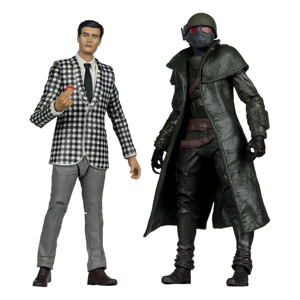 Fallout: New Vegas Statue 2-pack Riot Ranger Armor & Benny Survivor 18 cm