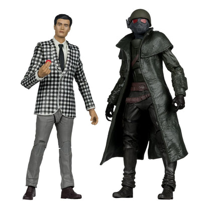Fallout: New Vegas Statue 2-pack Riot Ranger Armor & Benny Survivor 18 cm