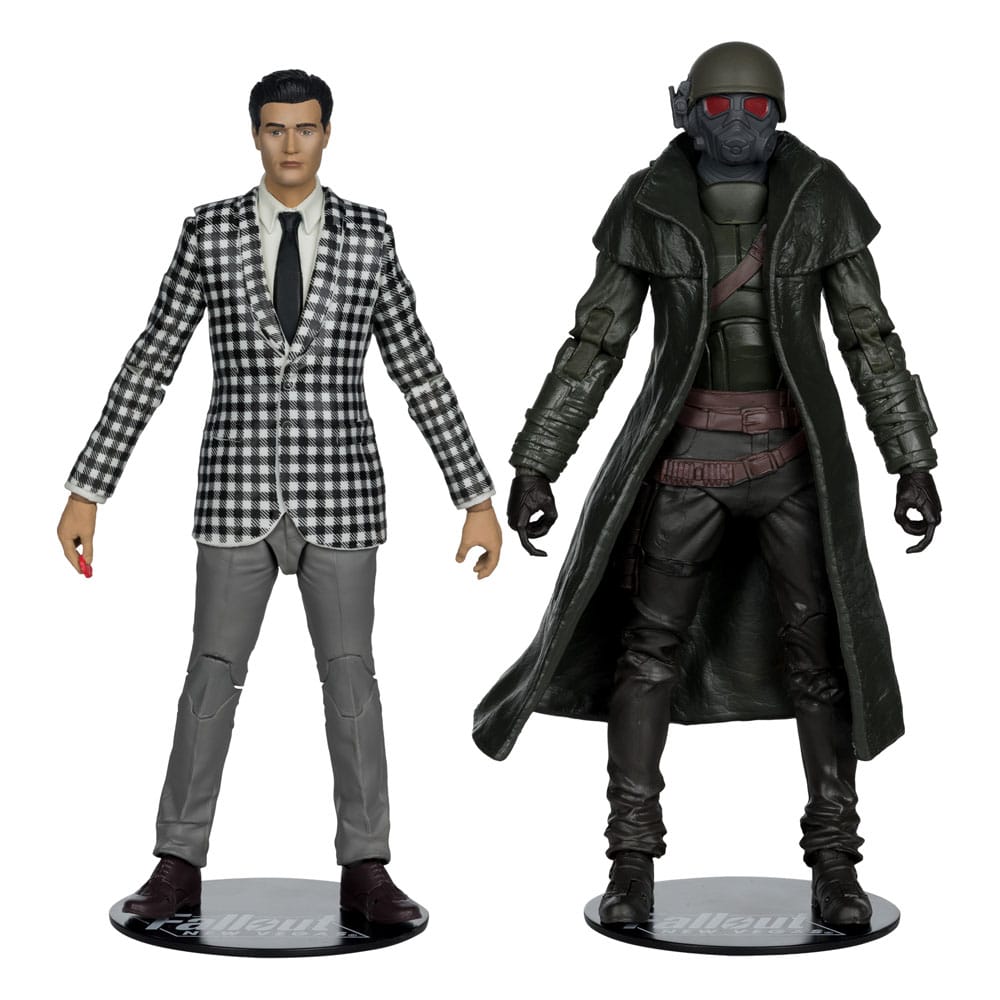 Fallout: New Vegas Statue 2-pack Riot Ranger Armor & Benny Survivor 18 cm