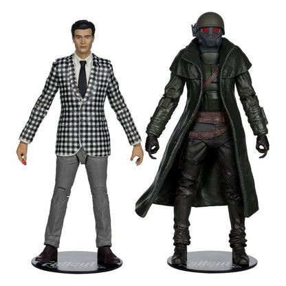 Fallout: New Vegas Statue 2-pack Riot Ranger Armor & Benny Survivor 18 cm