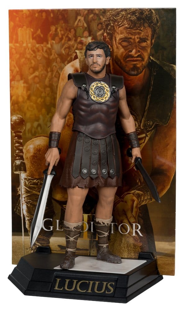 Gladiator II Movie Maniacs actiefiguur Lucius 16 cm
