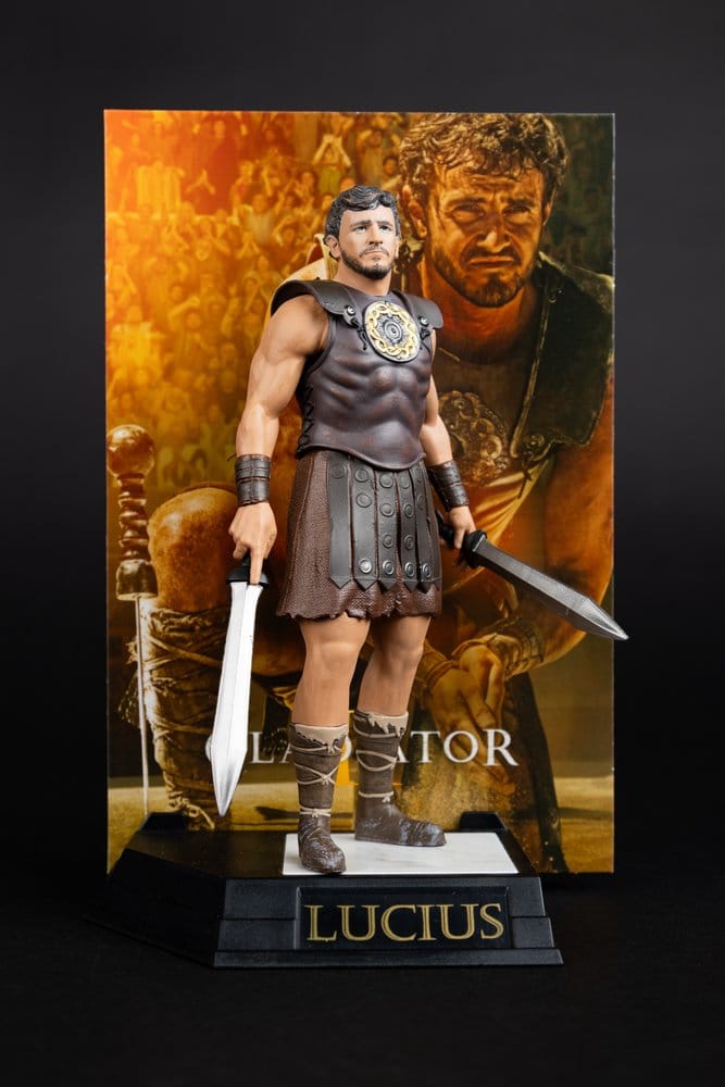 Gladiator II Movie Maniacs actiefiguur Lucius 16 cm