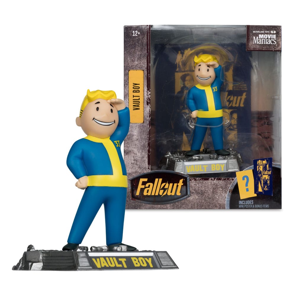 Fallout Movie Maniacs Actiefiguur Vault Boy Versie 3 14 cm