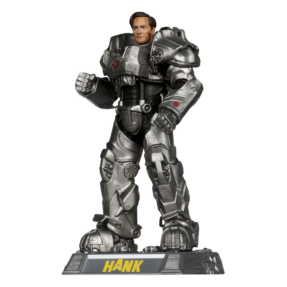 Fallout Movie Maniacs Actiefiguur Hank Maclean (Seizoen 2) (Red Platinum Edition) 17 cm
