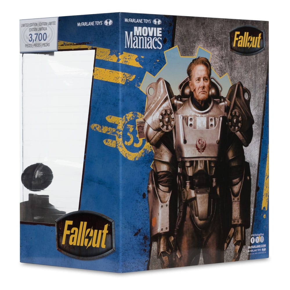 Fallout Movie Maniacs Actiefiguur Hank Maclean (Seizoen 2) (Red Platinum Edition) 17 cm