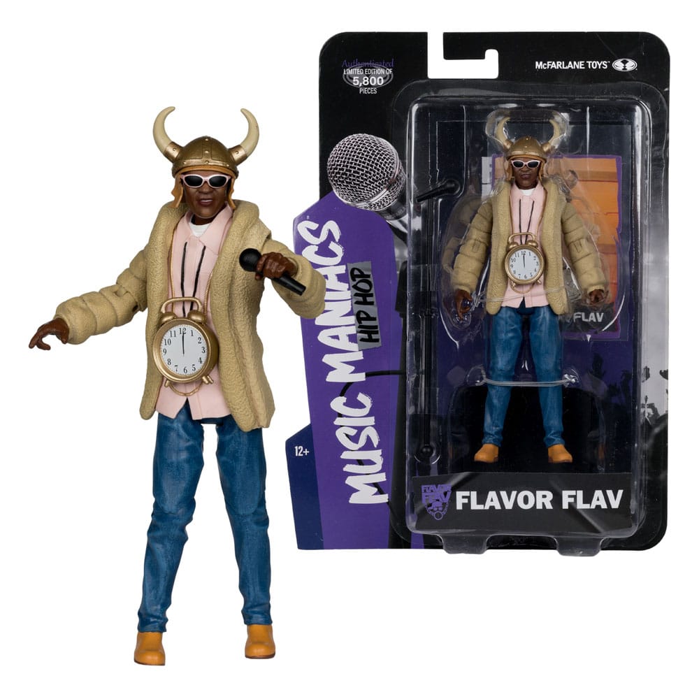 Muziek maniaks hiphop actie figuur smaak flav 16 cm