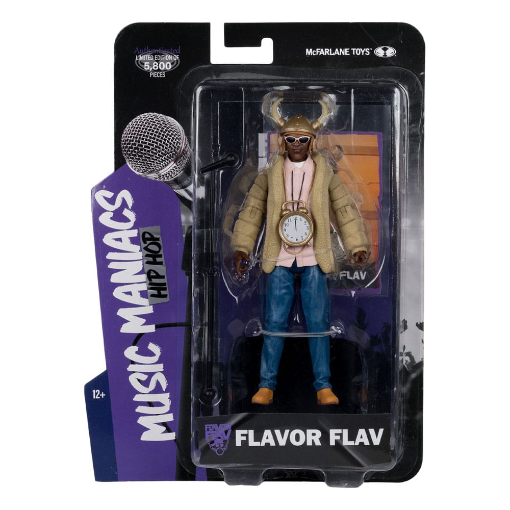 Muziek maniaks hiphop actie figuur smaak flav 16 cm