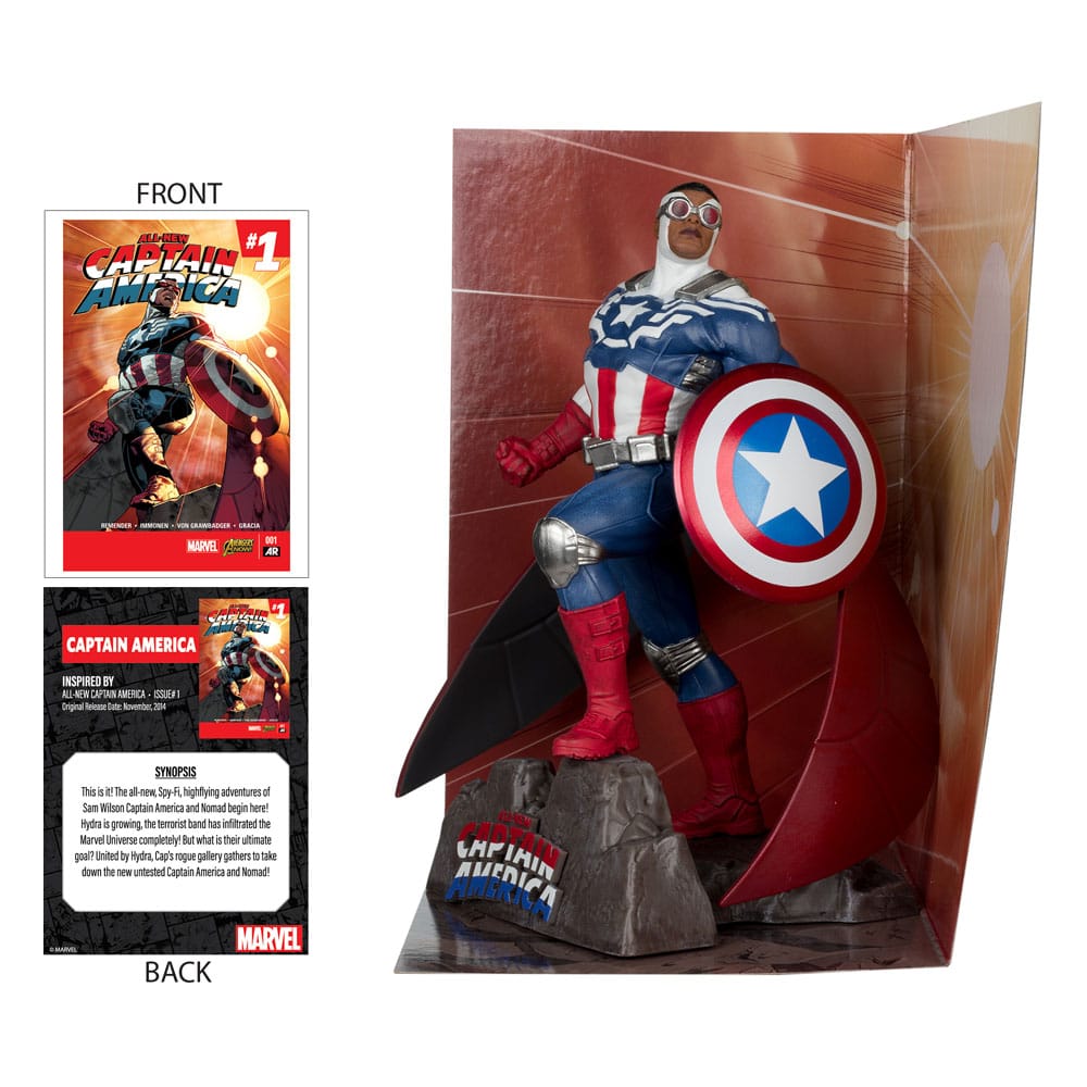 Marvel Collection PVC standbeeld 1/10 Captain America (All-New Captain America #1) 17 cm