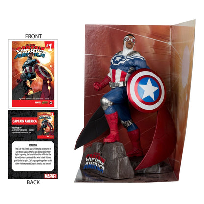 Marvel Collection PVC standbeeld 1/10 Captain America (All-New Captain America #1) 17 cm