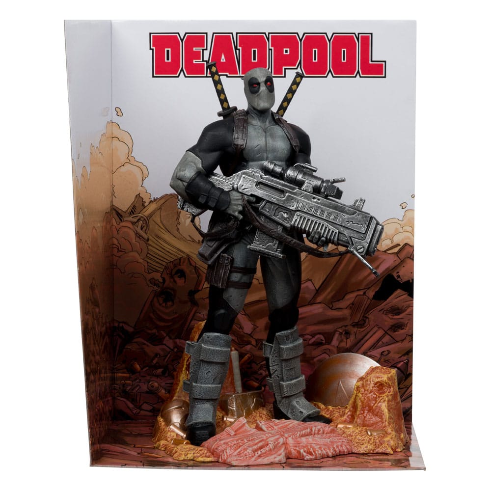 Marvel Collection PVC -standbeeld 1/6 Deadpool (Deadpool #1) (Gray Suit Chase) 27 cm